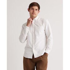 Quince Men's Classic White Casual Shirt